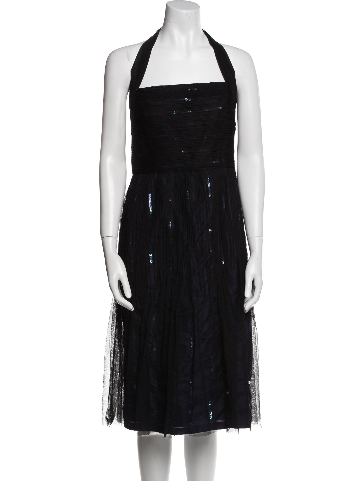 Max Mara Halterneck Midi Length Dress