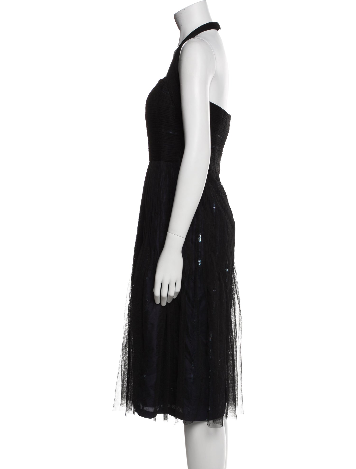 Max Mara Halterneck Midi Length Dress