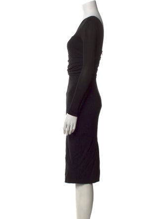 Max Mara Virgin Wool Knee-Length Dress