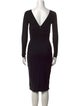 Max Mara Virgin Wool Knee-Length Dress