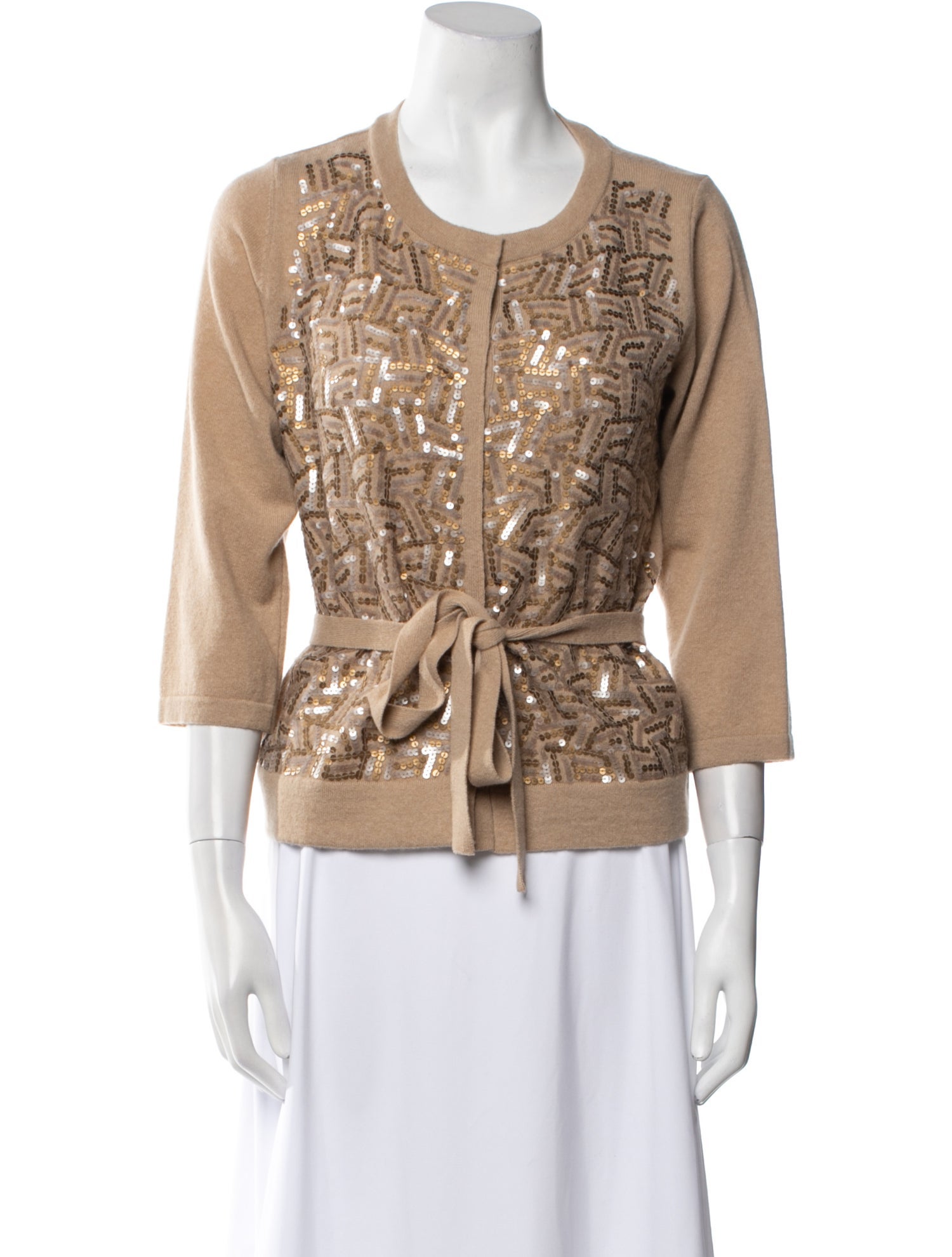 Max Mara Virgin Wool Printed Sweater