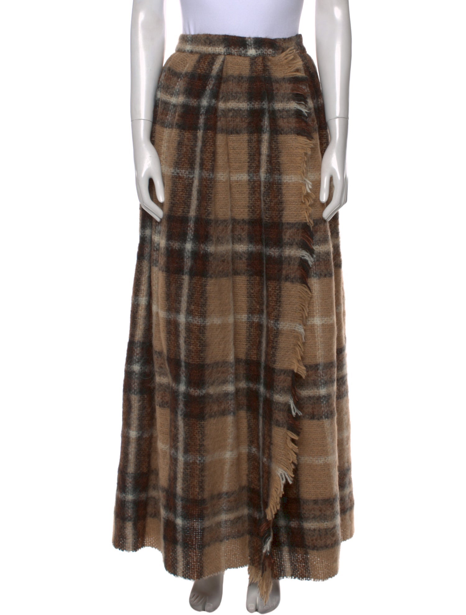 Max Mara Virgin Wool Long Skirt