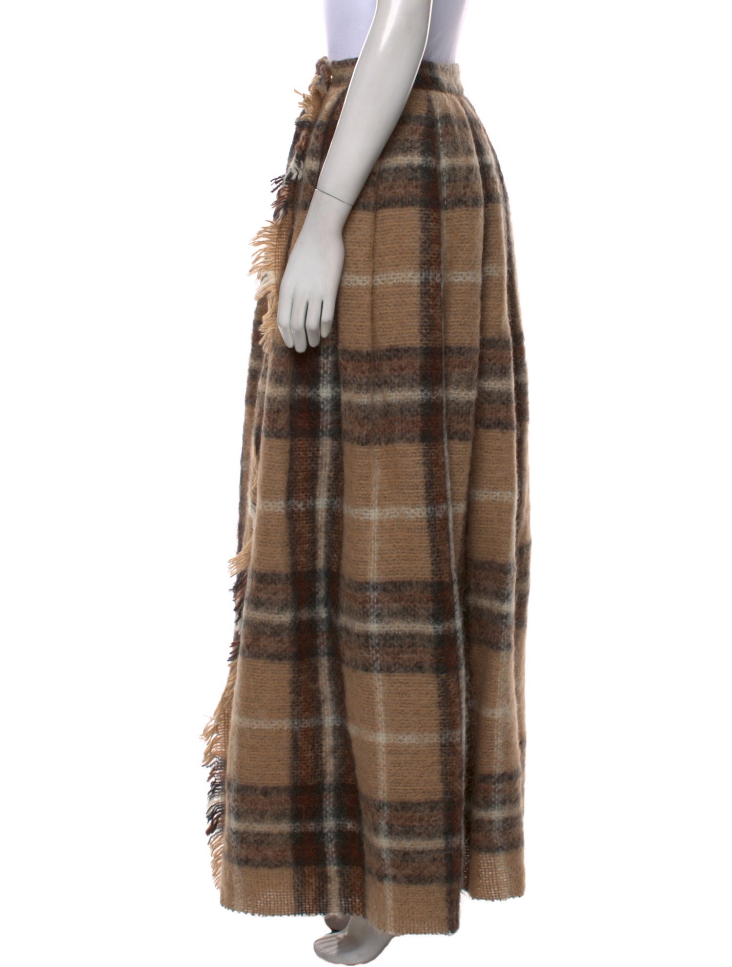 Max Mara Virgin Wool Long Skirt