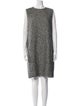 Max Mara Virgin Wool Knee-Length Dress