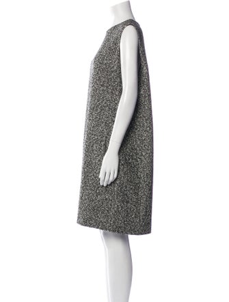 Max Mara Virgin Wool Knee-Length Dress