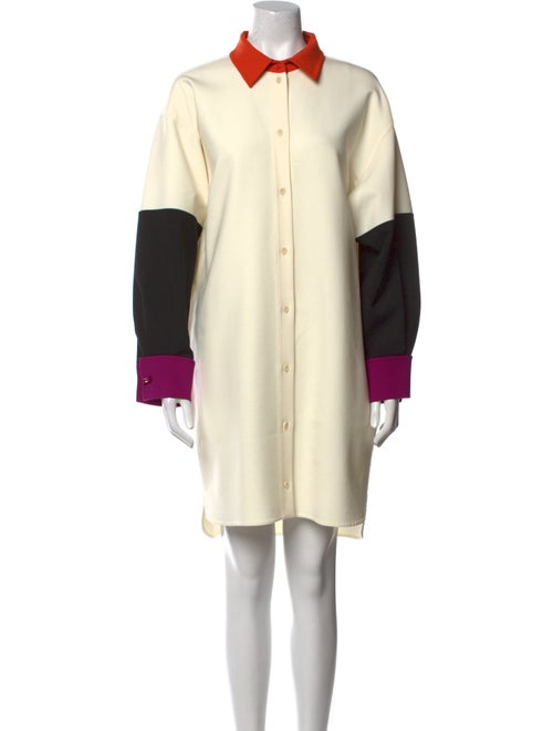 Max Mara Virgin Wool Knee-Length Dress