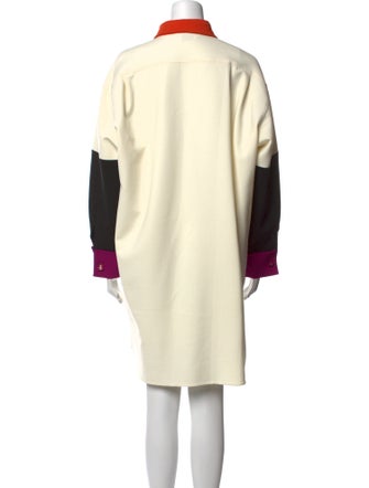 Max Mara Virgin Wool Knee-Length Dress