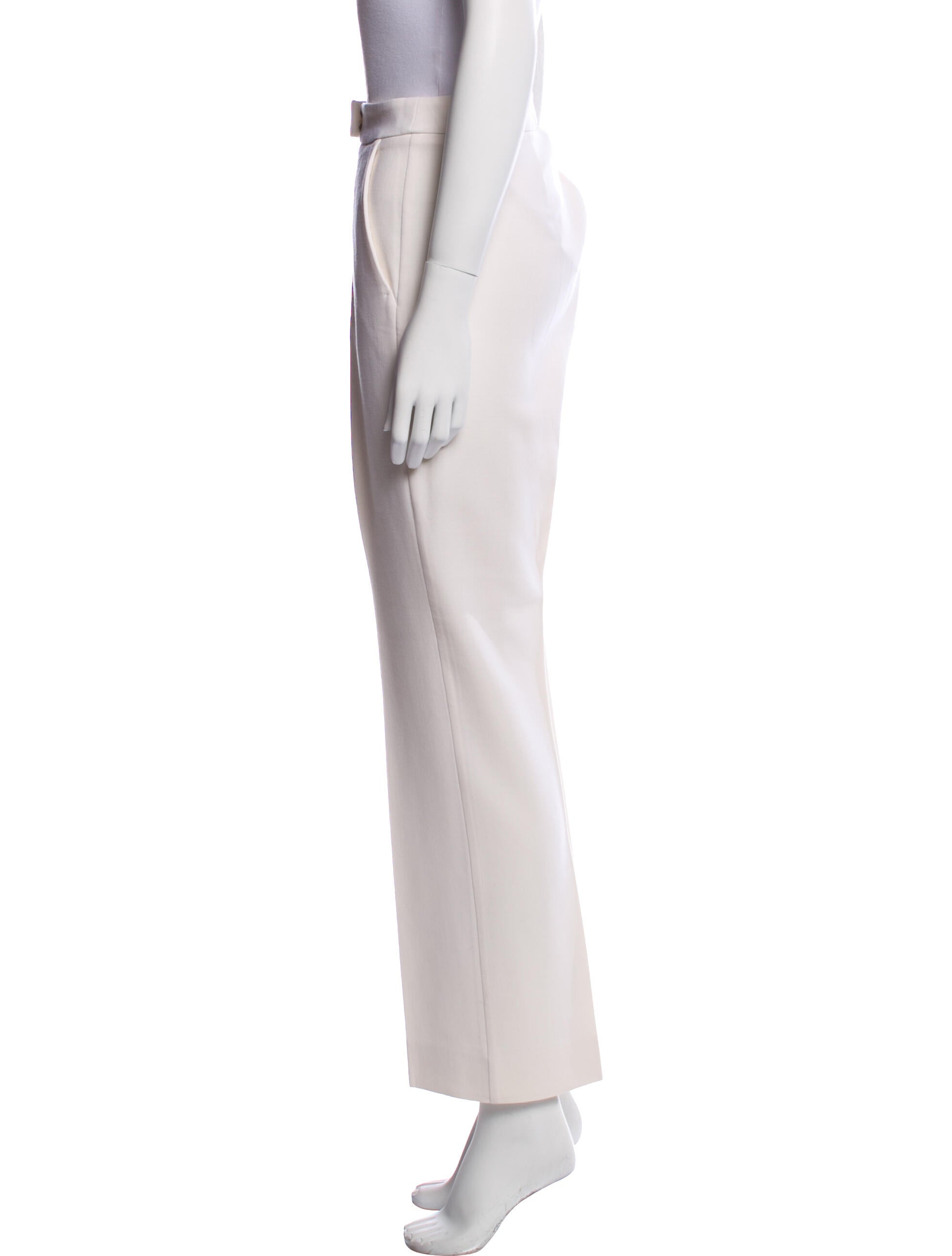 Max Mara Virgin Wool Wide Leg Pants