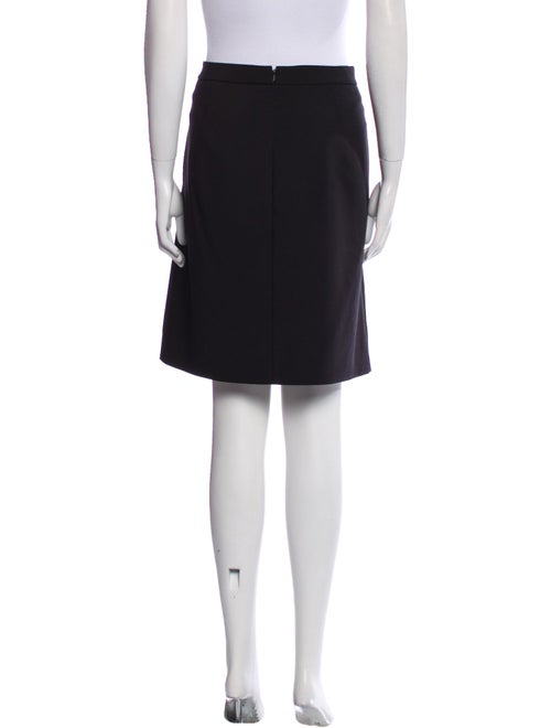 Max Mara Virgin Wool Knee-Length Skirt