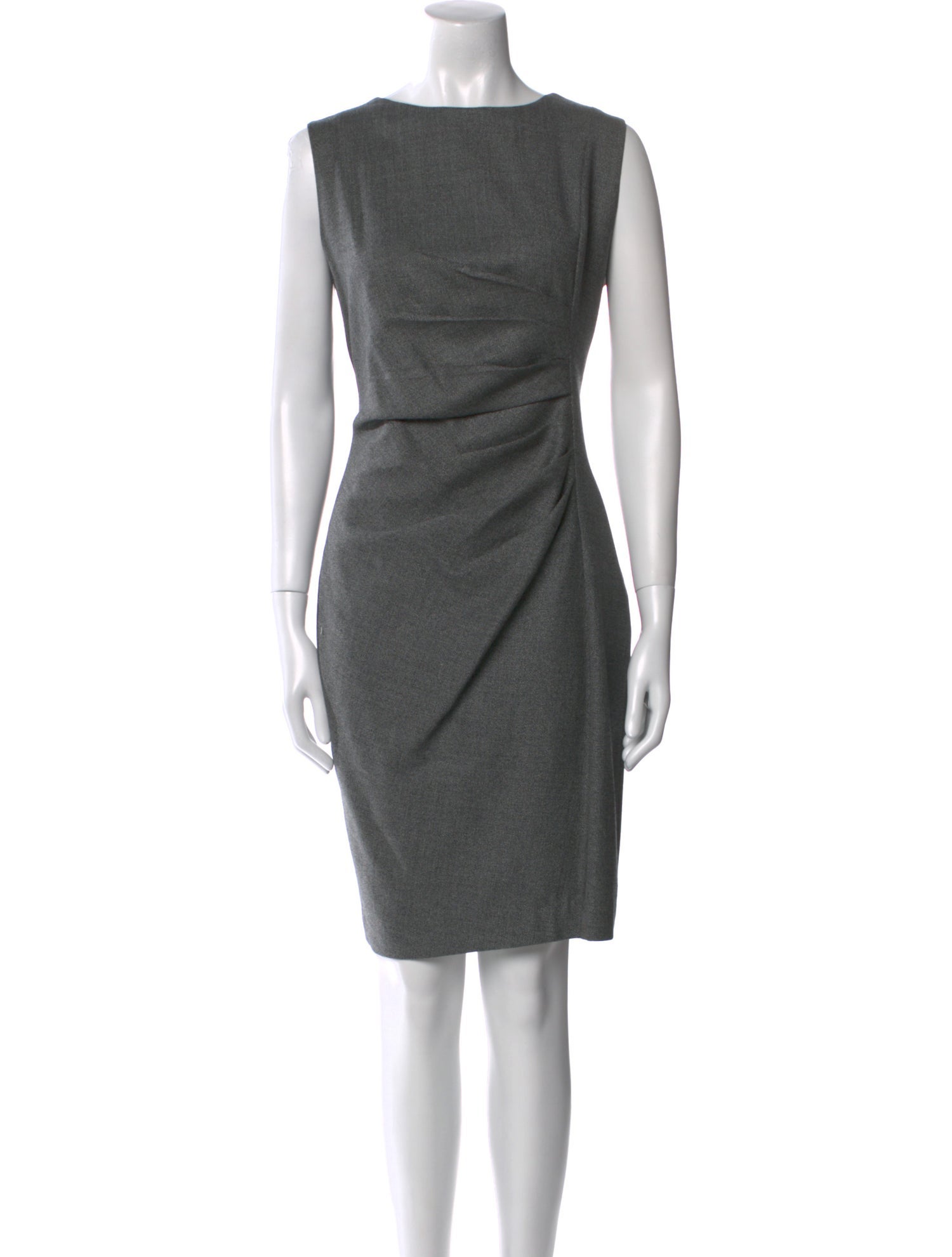 Max Mara Virgin Wool Knee-Length Dress