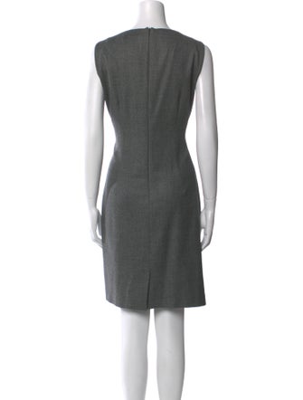 Max Mara Virgin Wool Knee-Length Dress