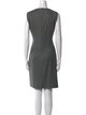Max Mara Virgin Wool Knee-Length Dress