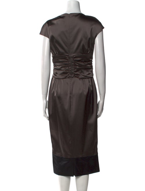 Max Mara V-Neck Midi Length Dress