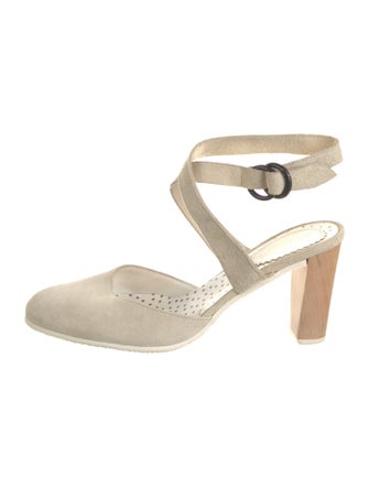 Max Mara Suede Slingback Pumps