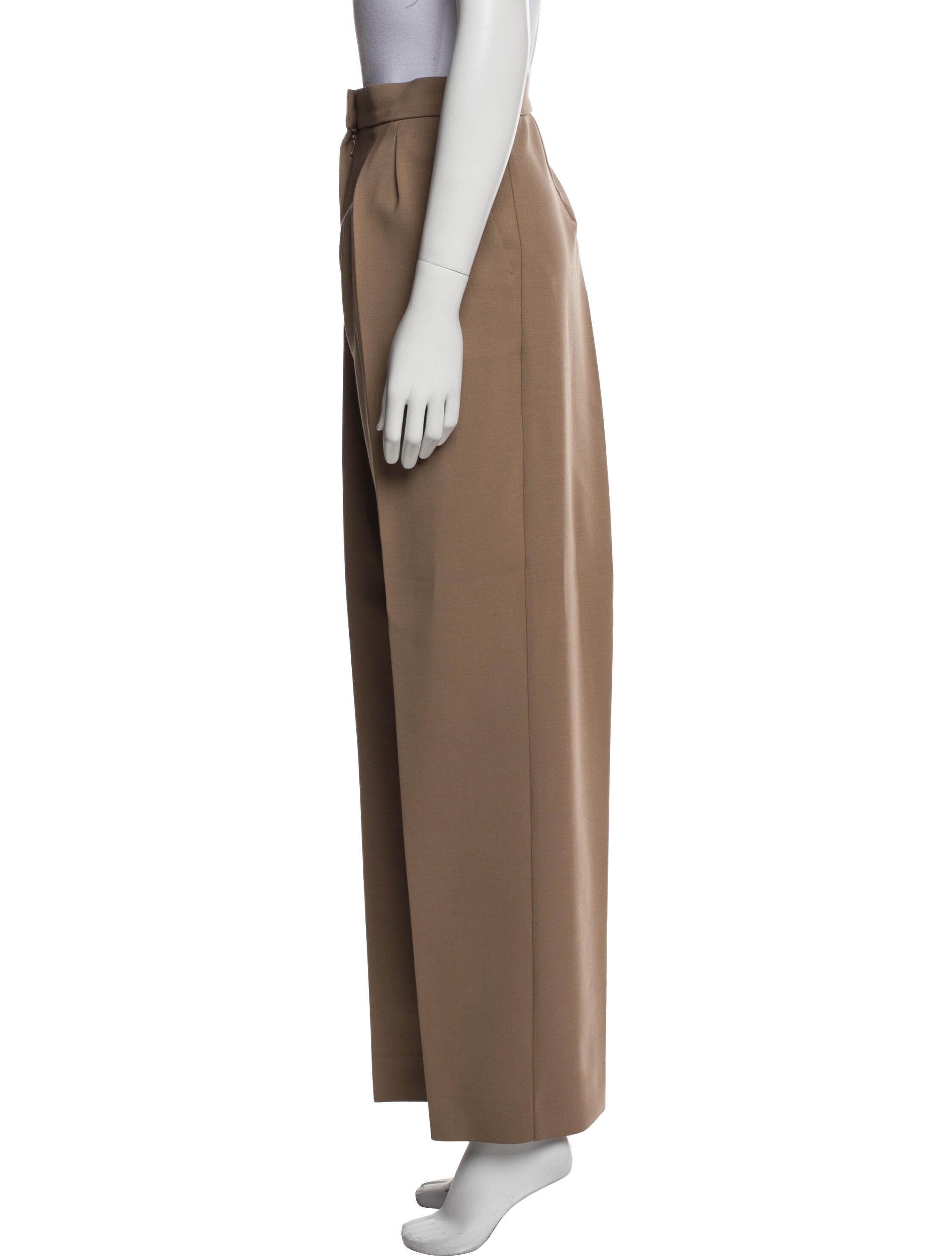 Max Mara Virgin Wool Wide Leg Pants