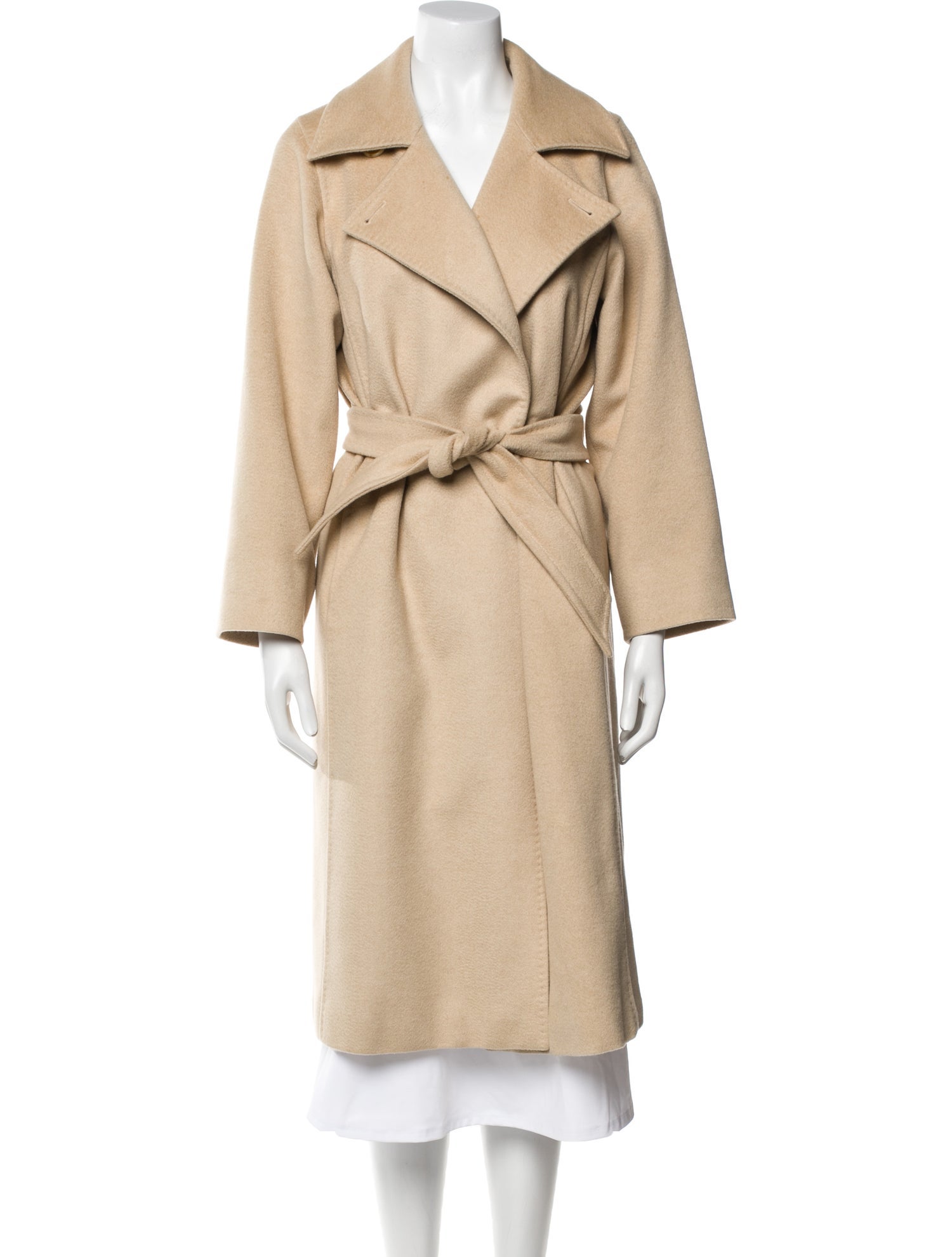 Max Mara Camel Hair Trench Coat