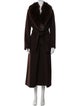 Max Mara Virgin Wool Faux Fur Coat