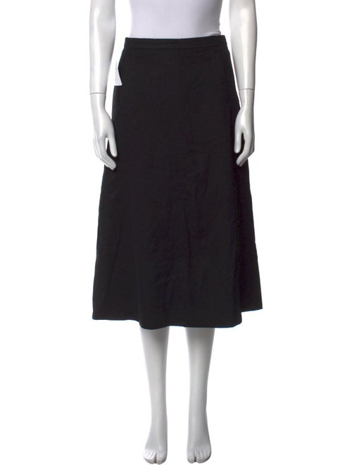 Max Mara Virgin Wool Midi Length Skirt