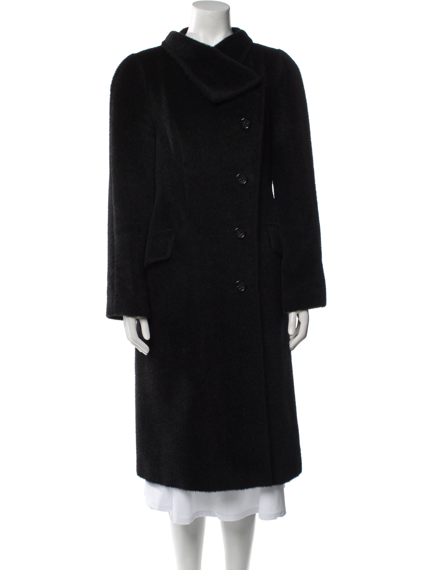 Max Mara Alpaca Faux Fur Coat