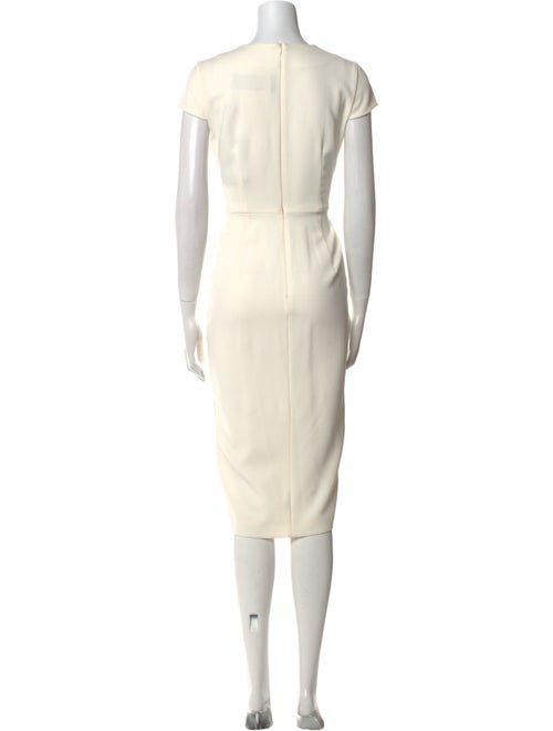 Max Mara V-Neck Midi Length Dress