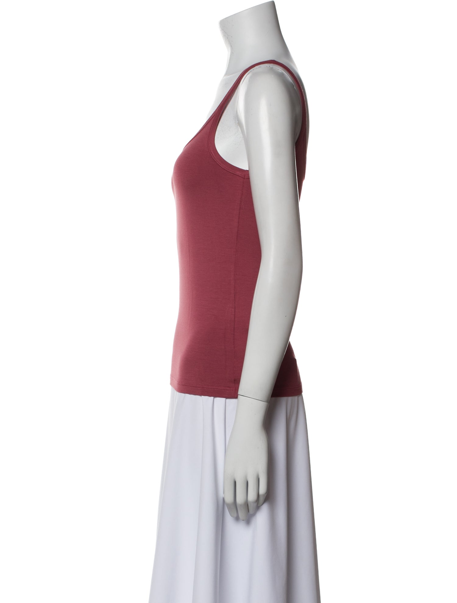 Max Mara Scoop Neck Sleeveless Top