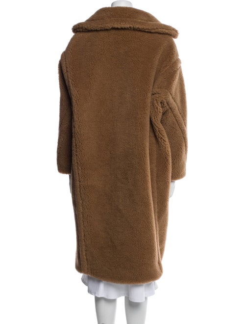 Max Mara Camel Hair Faux Fur Coat
