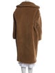 Max Mara Camel Hair Faux Fur Coat