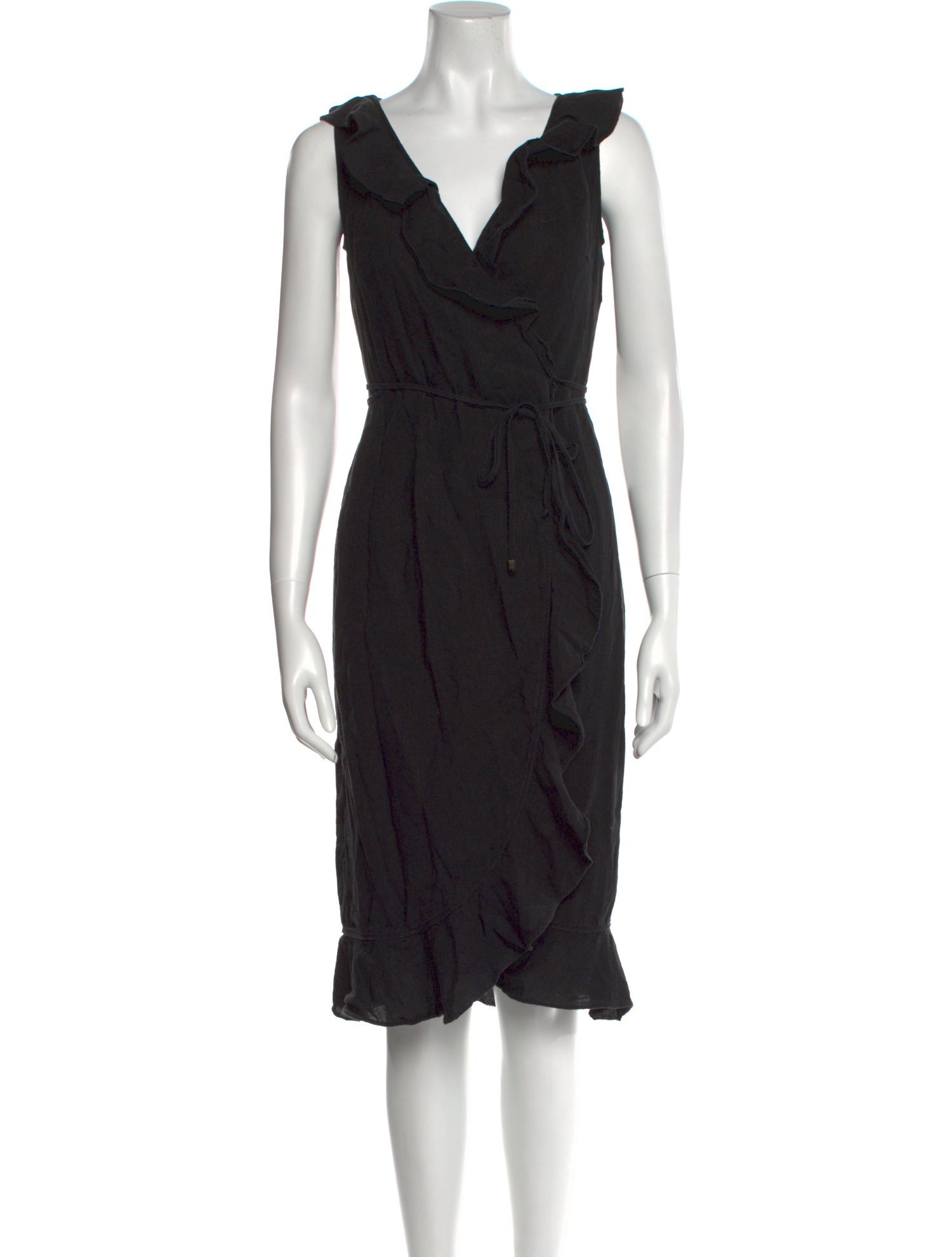 Max Mara Linen Knee-Length Dress