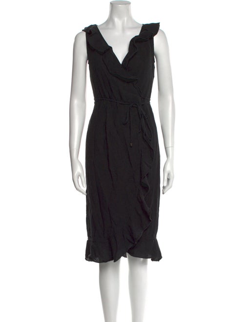Max Mara Linen Knee-Length Dress