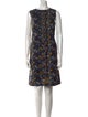 Max Mara Printed Knee-Length Dress