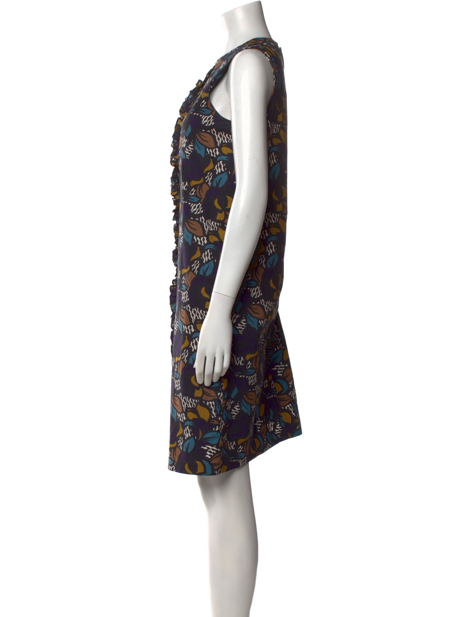 Max Mara Printed Knee-Length Dress