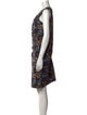 Max Mara Printed Knee-Length Dress