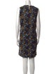 Max Mara Printed Knee-Length Dress