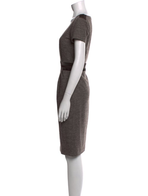 Max Mara Virgin Wool Knee-Length Dress