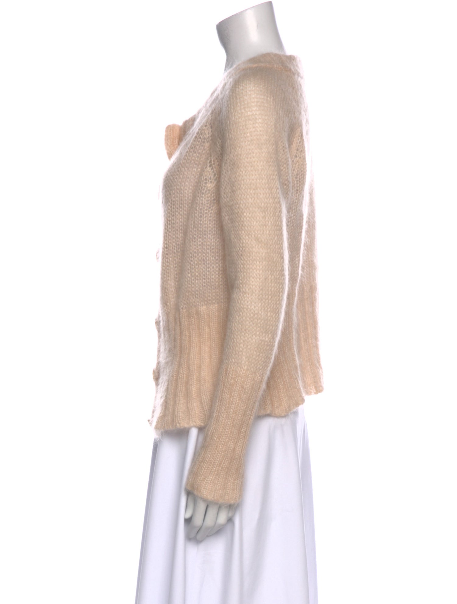 Max Mara Mohair Crew Neck Sweater
