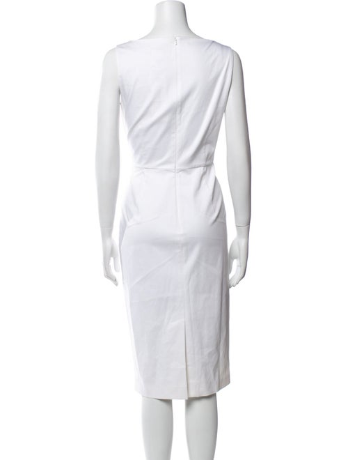 Max Mara Bateau Neckline Midi Length Dress