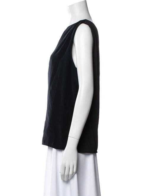 Max Mara Silk One-Shoulder Top