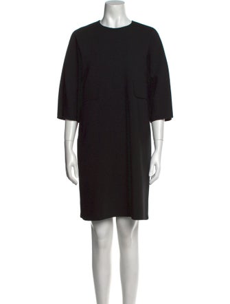 Max Mara Virgin Wool Mini Dress
