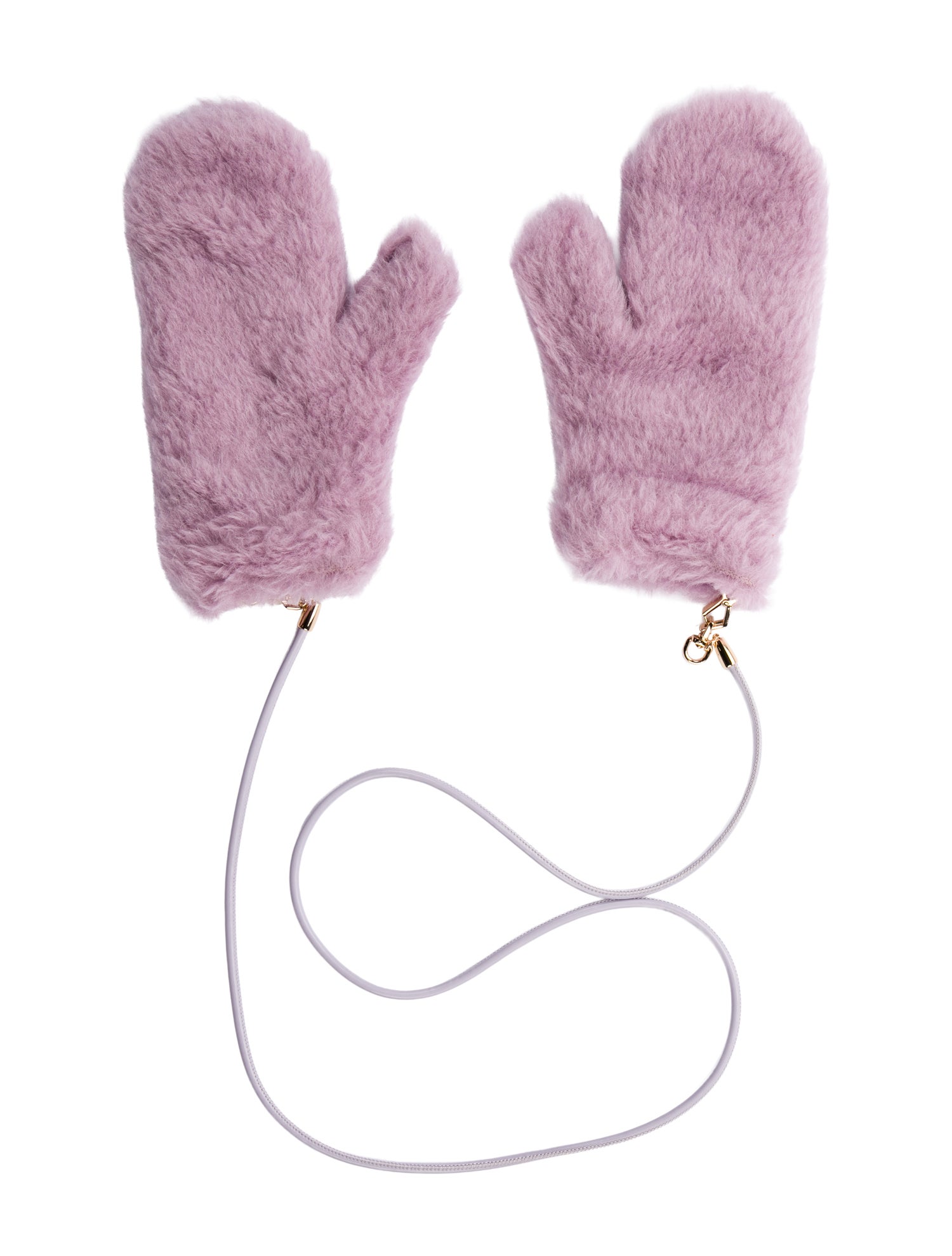 Max Mara Wool Teddy Mittens