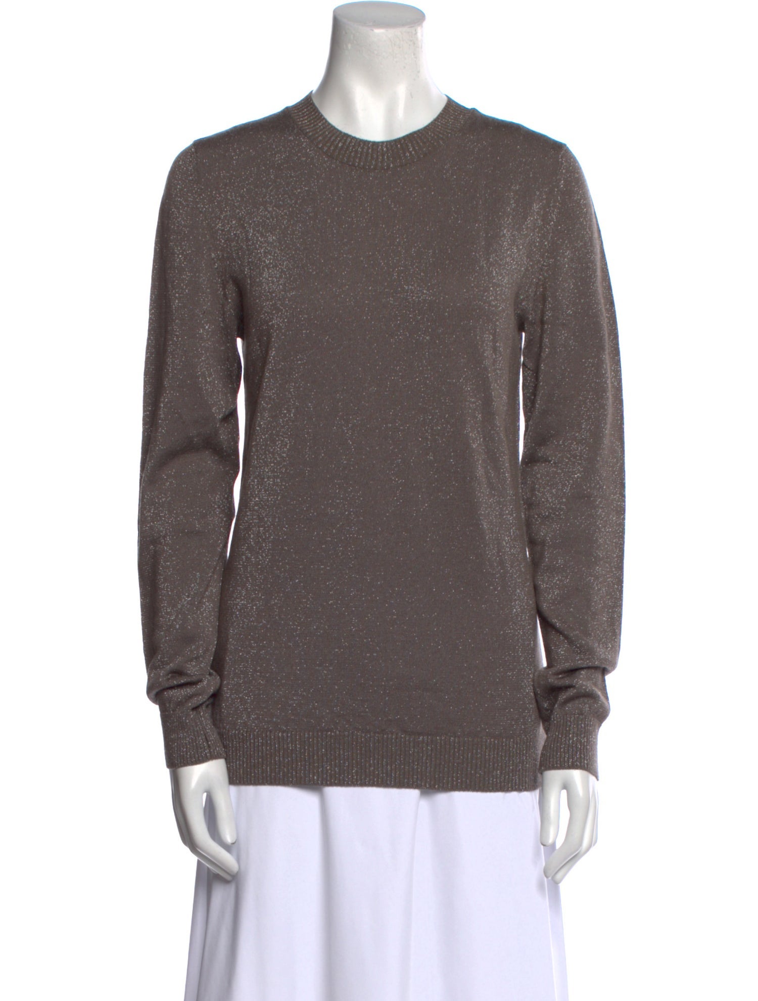 Max Mara Virgin Wool Crew Neck Sweater