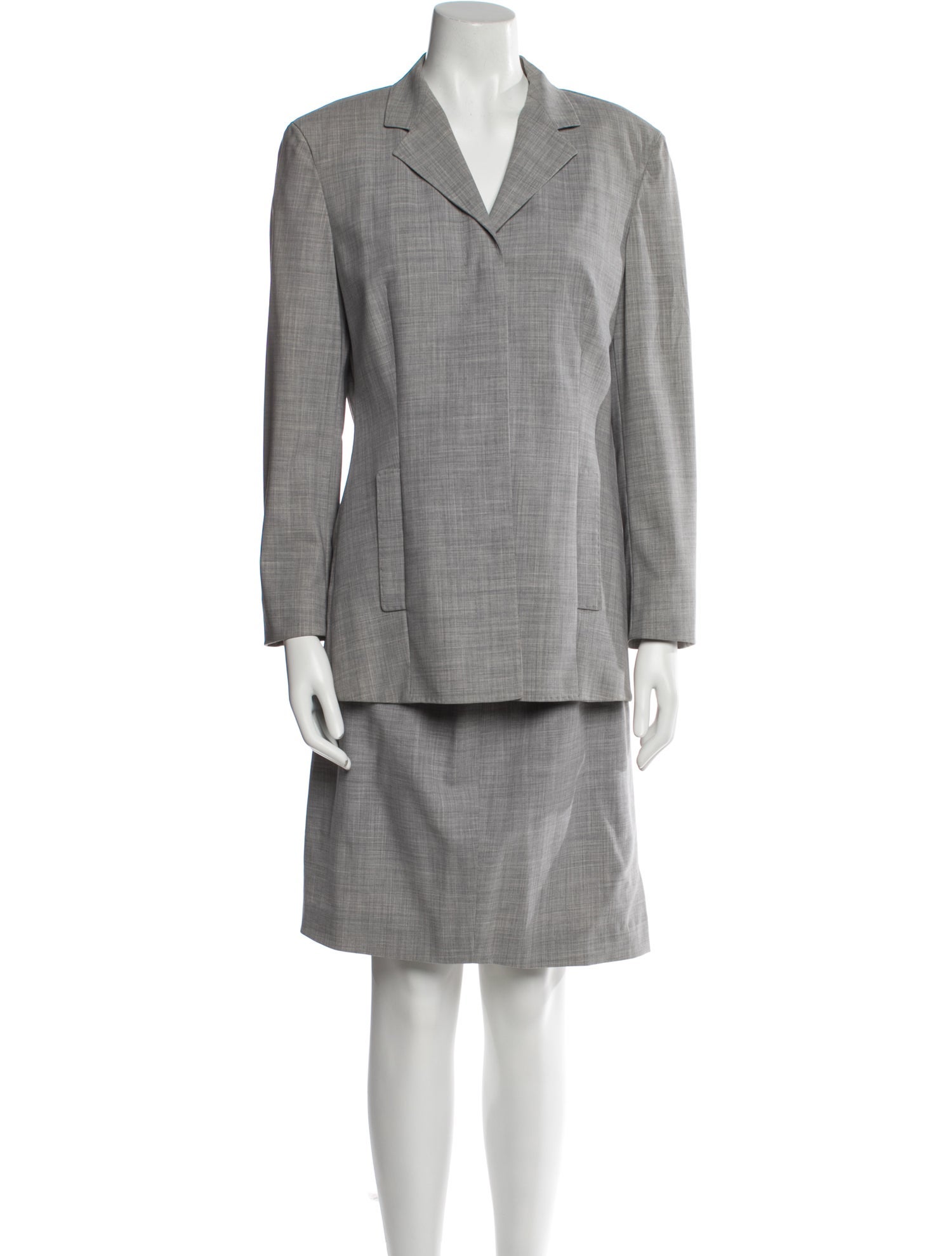 Max Mara Virgin Wool Skirt Suit