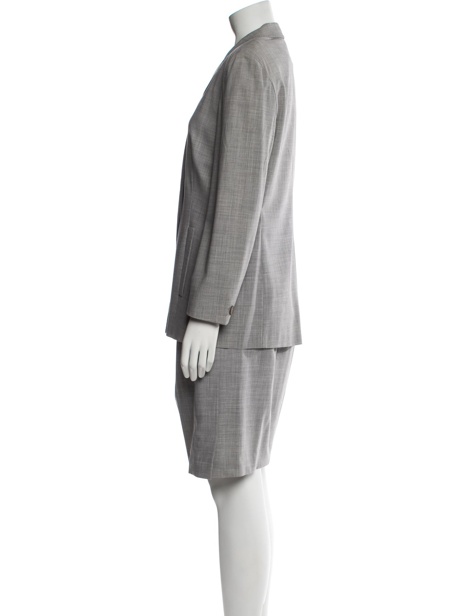 Max Mara Virgin Wool Skirt Suit