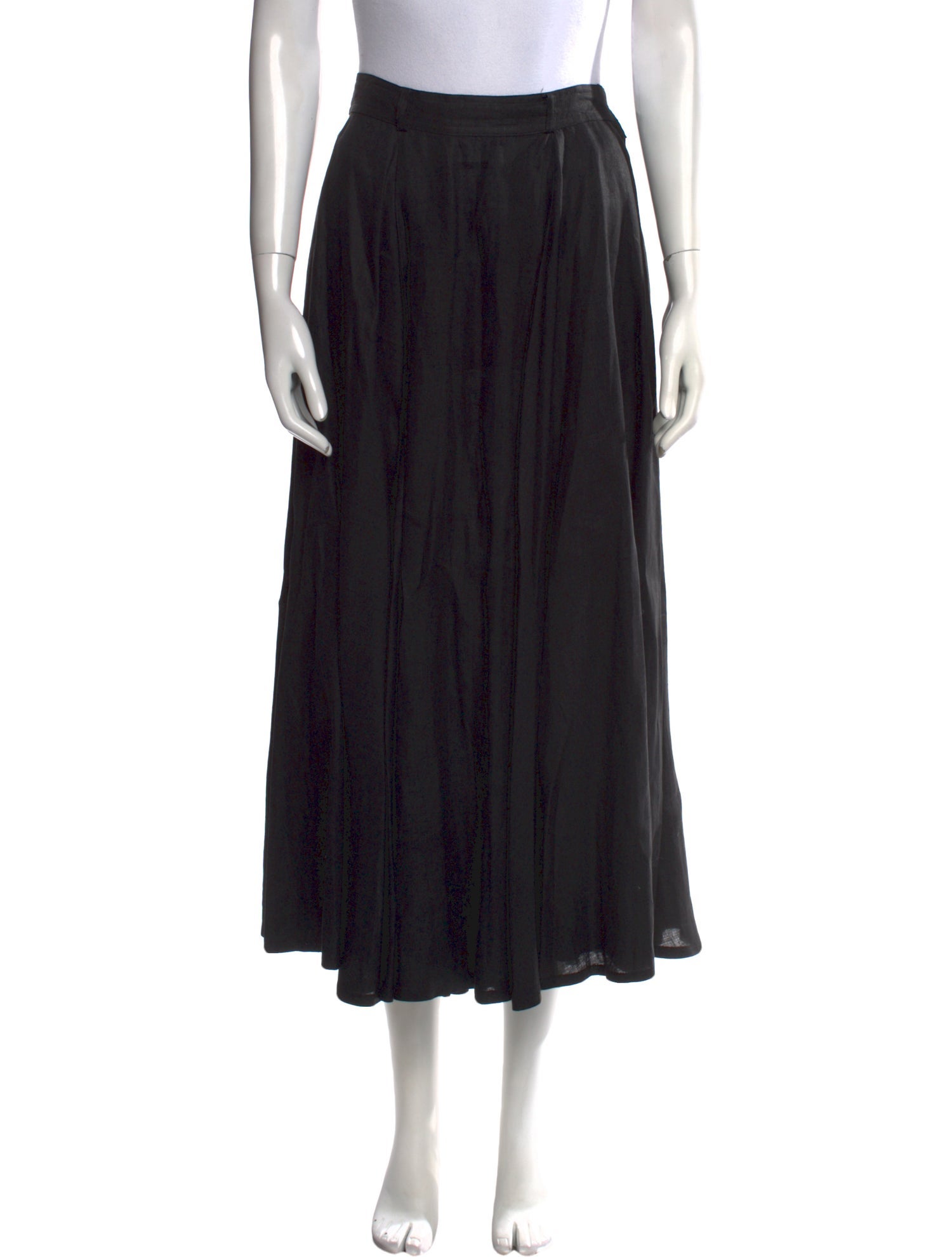 Max Mara Linen Midi Length Skirt