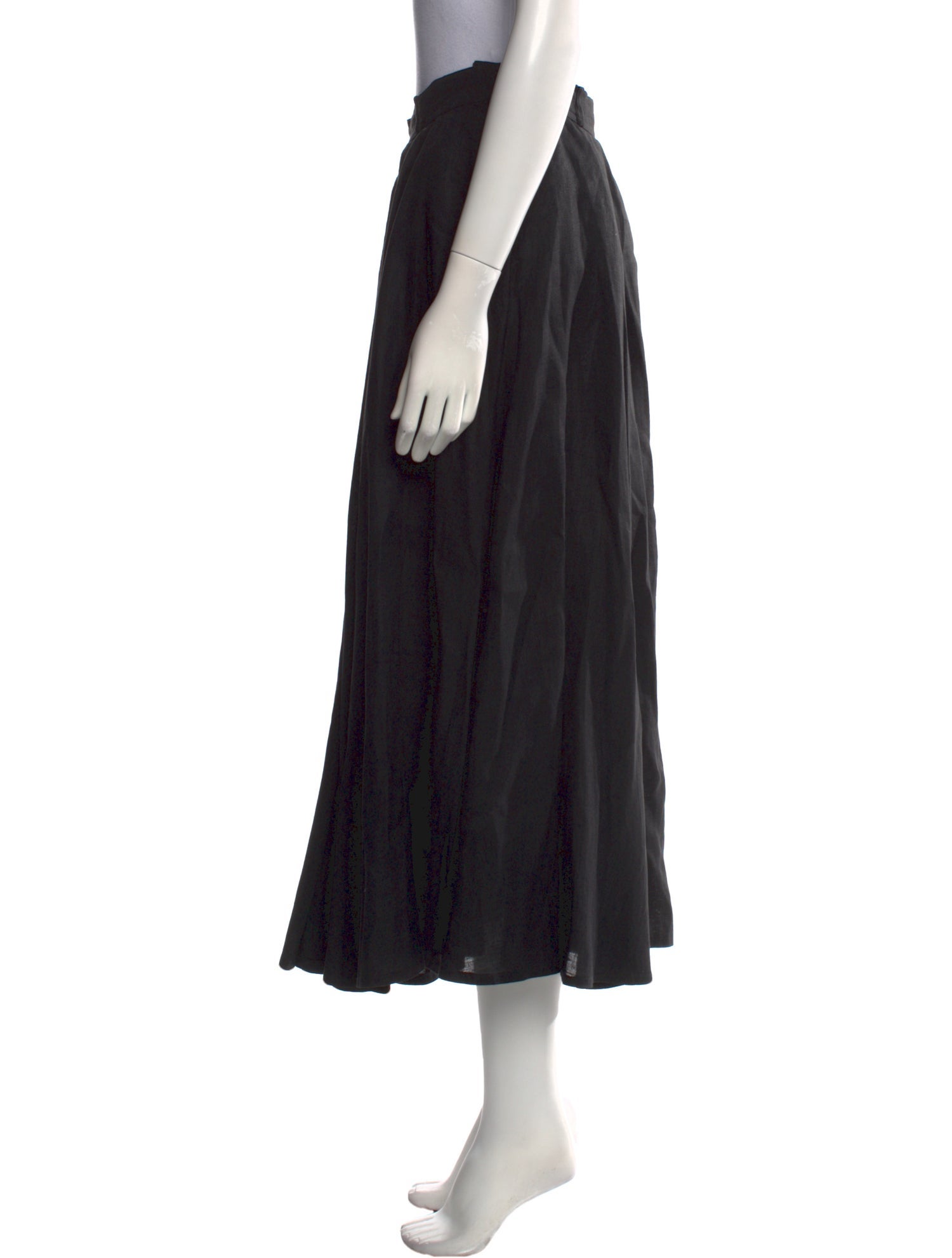 Max Mara Linen Midi Length Skirt