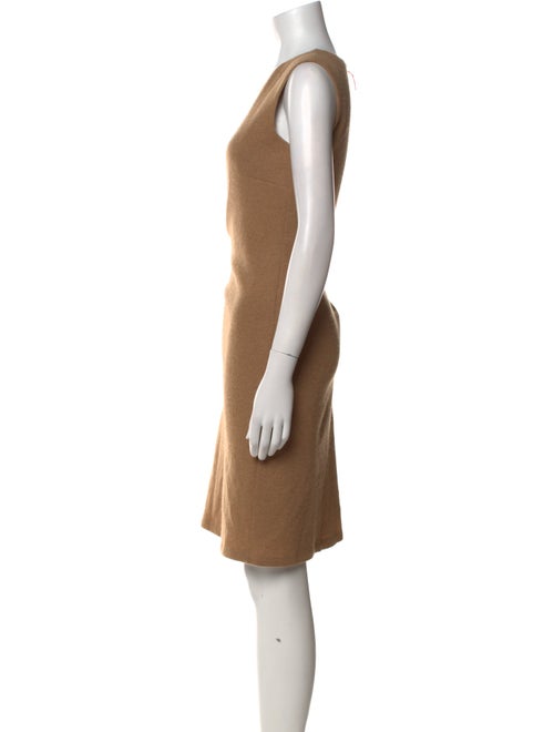 Max Mara Camel Hair Knee-Length Dress