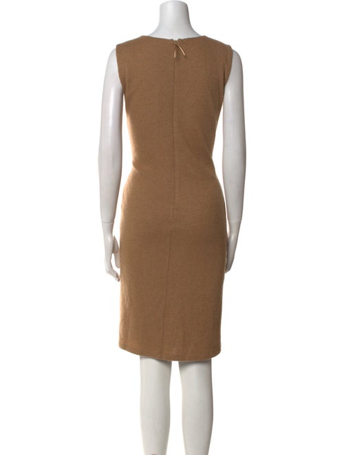 Max Mara Camel Hair Knee-Length Dress