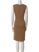 Max Mara Camel Hair Knee-Length Dress