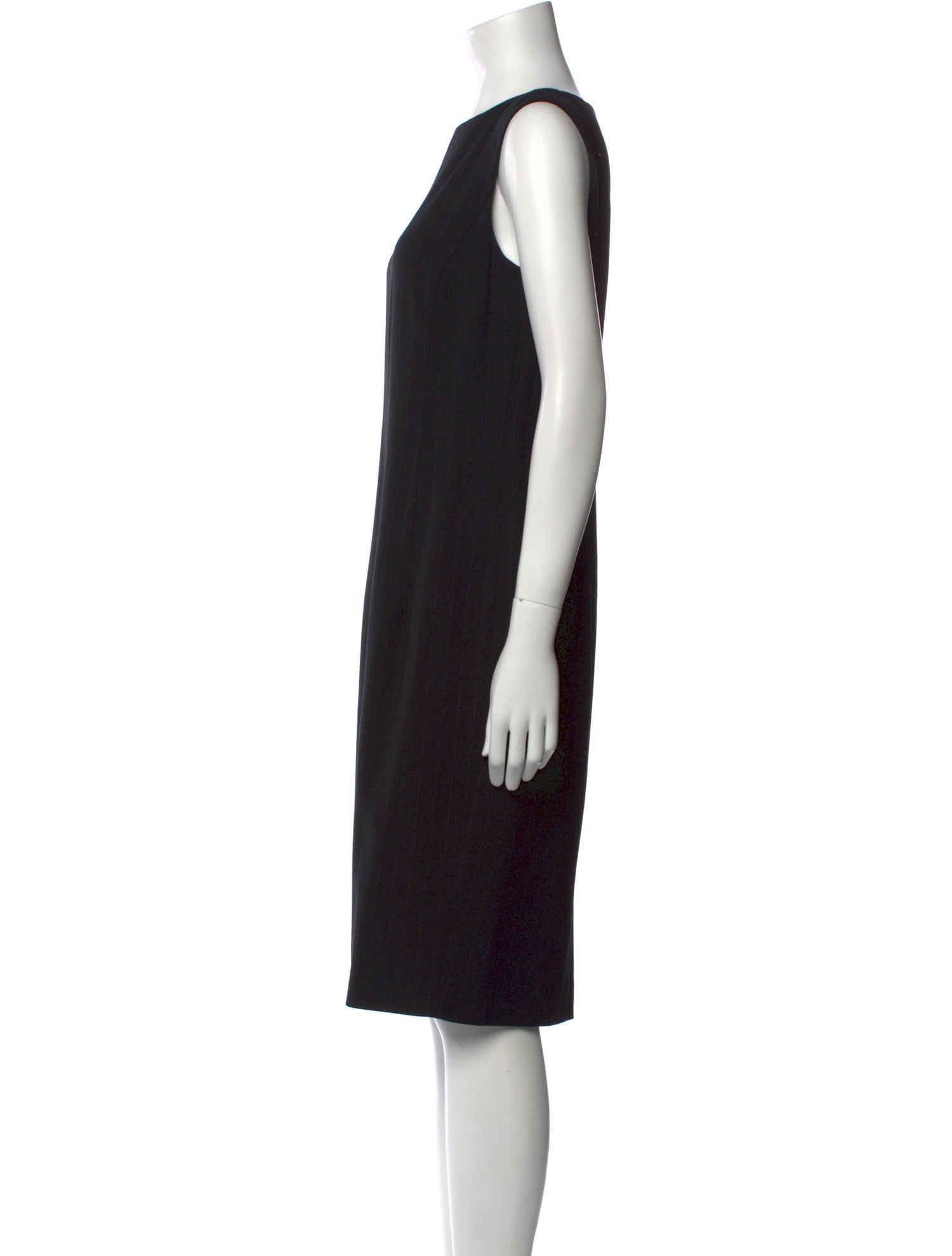 Max Mara Virgin Wool Knee-Length Dress