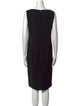 Max Mara Virgin Wool Knee-Length Dress