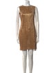 Max Mara Crew Neck Mini Dress